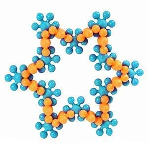 Image of Star Shaped, Star Block Interlocking Blocks Colorful Star Building Blocks Educational Construction Blocks for Kids Multicolor (100 Pcs)
