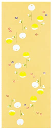 戸田屋商店 梨園染 ゆかた地手ぬぐい 丸菊 Y-064