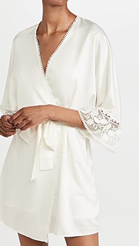 Women's Kylie Charmeuse Wrap with Lace2