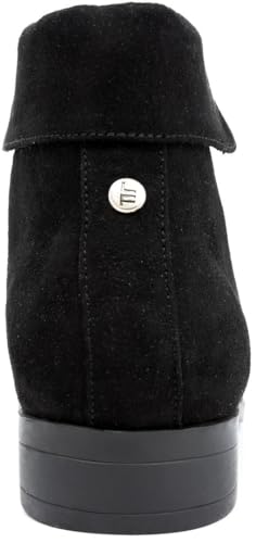 Image of LONDON FOG Crissy Dress Ankle Boot Ladies Lace Up Bootie with Collar
