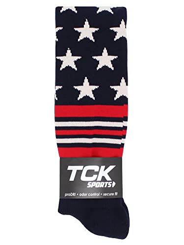 USA American Flag Baseball Socks With Stars and Stripes Over the Knee3