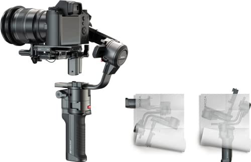 Moza Aircross 3 - Estabilizador de cardán Plegable electrónico de 3 Ejes para cámaras sin Espejo (Carga útil máxima (3,2 kg/7 Libras), Color Negro -Apto para Canon, Sony, Nikon y más cámaras - imagen 10