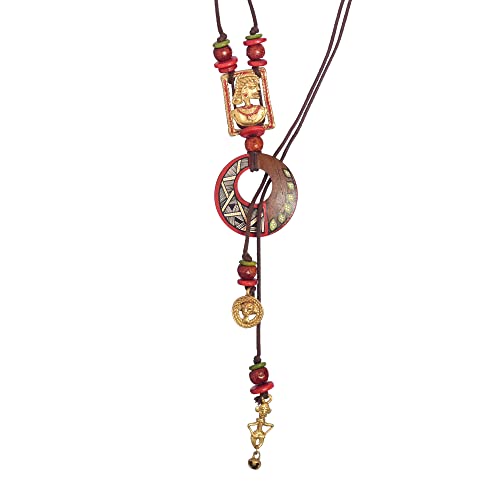 Image of AAKRITI ART CREATIONS Handcrafted Tribal Dhokra & Royal Brass Necklace Collection | Queen, Cleopatra & Heritage-Inspired Statement Jewelry | Artisan Ethnic Necklaces for Women