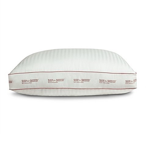 by Dr. Maas Side Sleeper Pillow, 50% Cotton /50% TENCEL Lyocell with a 400 Thread Count, (White, Standard/Queen)