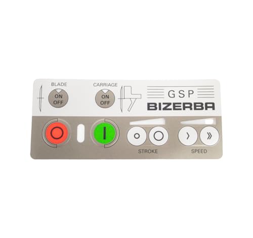 Touchpad Deco Foil Cover Fitting Bizerba GSP Slicers Replaces 60386400403