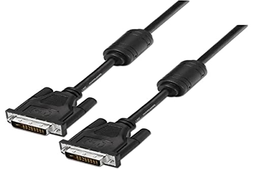AISENS A117-0089 - Cable DVI 24+1 con ferrita (1.8 m, soporta resoluciones de 2560 x 1600) Color Negro Cover