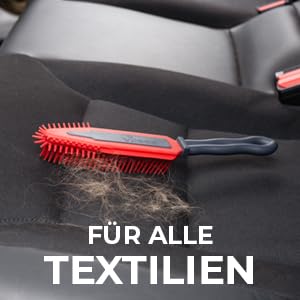 Vileda Pet Pro Elektrostatische Bürste, Tierhaarentferner für Textile Oberflächen, elektrostatische Kraft, langlebiges Silikonmaterial, ideal für Enge Stellen, ergonomisches Design, abwaschbar