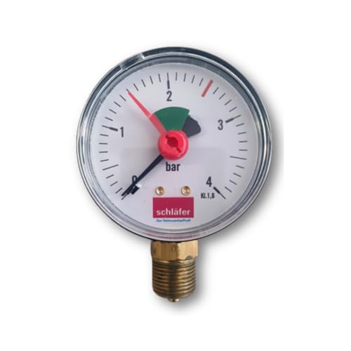 Manomètre hydraulique pour stabiliser la pression du chauffage central et réseau eau