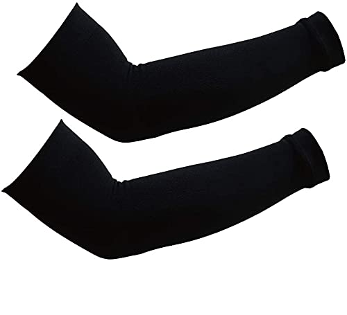 Descente Arm Sleeve, Arm Cover, For Both Arms, Unisex, Unisex, Black (Bk), One Size