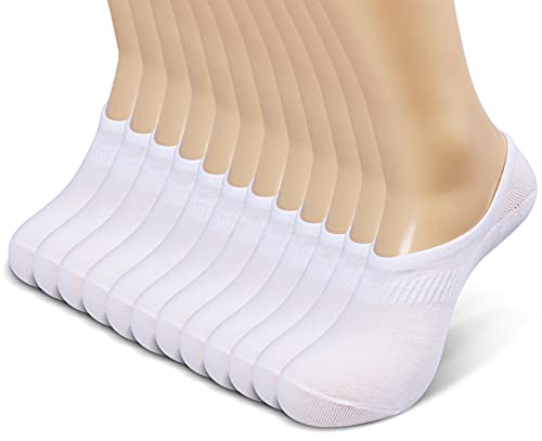 Image of Socks Womens No Show Low Cut Anti-Slid Non Slip Cotton Sock 6 Pair Pack