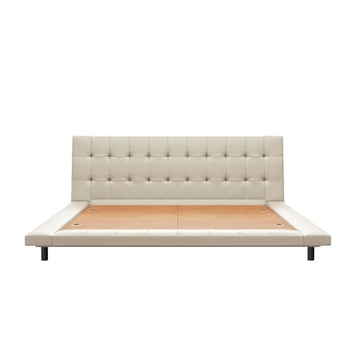 Image of Wakefit Somora King Size Non Storage Upholstered Bed