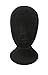 Produktbild 1 Stück Schaukasten für Damen, schwarz aus Polystyrol Perückenhut