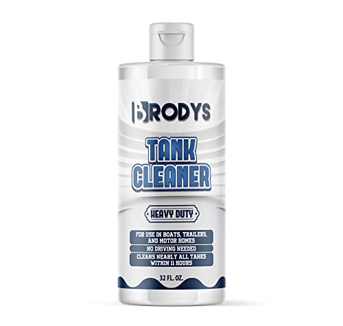 BRODYS - Limpiador de tanques para vehículos recreativos y marinos - Negro y gris - Eliminador de olores y descompone los residuos - 32 onzas (el artículo imprescindible para todas las caravanas