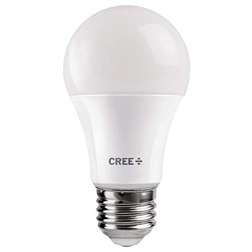Cree 60W Equivalent Soft White (2700K) A19 Dimmable Exceptional Light Quality LED Light Bulb (2-Pack)