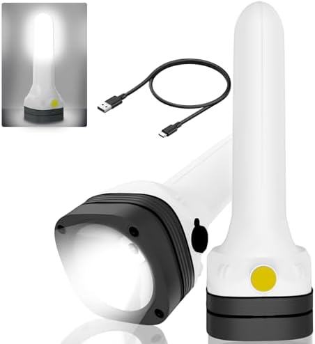 Rechargeable LED Flashlight High Lumens, 3-in-1 Flashlight with S...