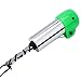 Stainless Steel Scuba Diving Rattle - Underwater Signal Device for Diving Communication, Noise Maker with Cover, 123mm/152mm, Silver+Green/Orange(B)