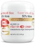 Colonial Dames Concentrated Vitamin E Moisturizing Cream 42,000 I.U. for Hydrating & Moisturizing Chapped Dry Skin & Fine Lines.