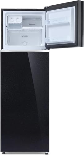 Image of Whirlpool NeoFresh 235L 2 Star Frost Free Double Door Refrigerator Glass Finish Intellisense Inverter Technology Microblock Anti-Bacterial Fast Ice Making 10 Year Compressor Warranty NEO 278GD PRM