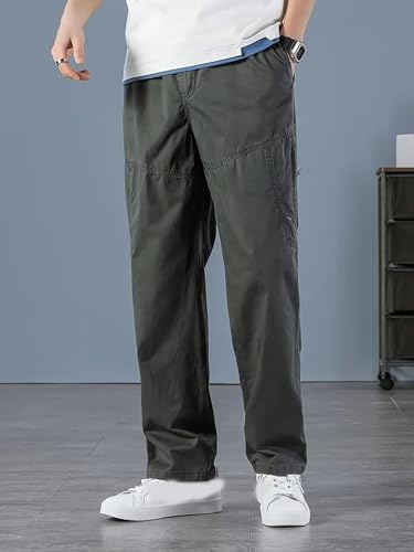 Image of Lymio Cargo for Men || Cotton Cargo Pant || Drawstring Waist Pant (Also Available in Plus Sizes) (62-65)