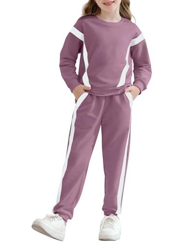 SANMIO Toddler Girl Clothes 2 Piece Outfits Fashion Sweatshirts+Sweatpants Long Sleeve Tracksuit Clothing Set Size 3-8Y