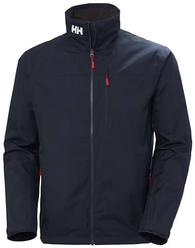Helly Hansen Hombres Chaqueta Crew 2.0, Azul Marino, XL