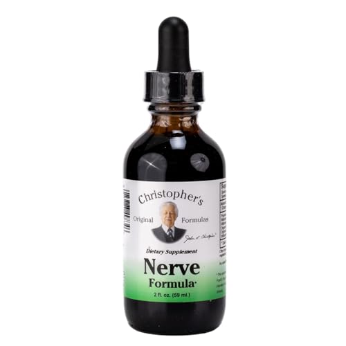 Image of Christopher's Original Formulas Nerve Formula, Natural Herbal Supplement, 2 oz