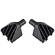 2x Abdeckung Hutablage Halter Ablage Lager Kofferraum Hinten Rechts Links Kompatibel mit VW Caddy 2K0863534 2K0863533
