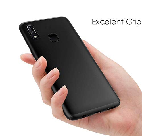 Image of Mobile Back Cover Case for Vivo Y91 (Silicone Case|CameraProtection|Black SC1510)