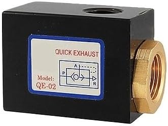 1/8" Inlet Outlet Ports Air Quick Exhaust Valve QE-02