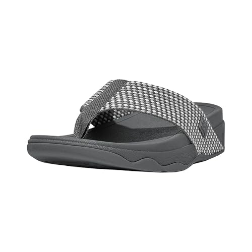 Image of FitFlop Women's Surfa Multi-Tone Webbing Toe-Post Sandals