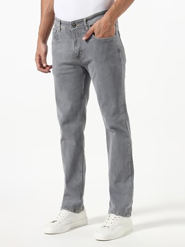 Image of Men's Slim Fit Stretch Denim Jeans | Soft Silky Fabric | Mid Rise | All Day Comfort | Casual Wear