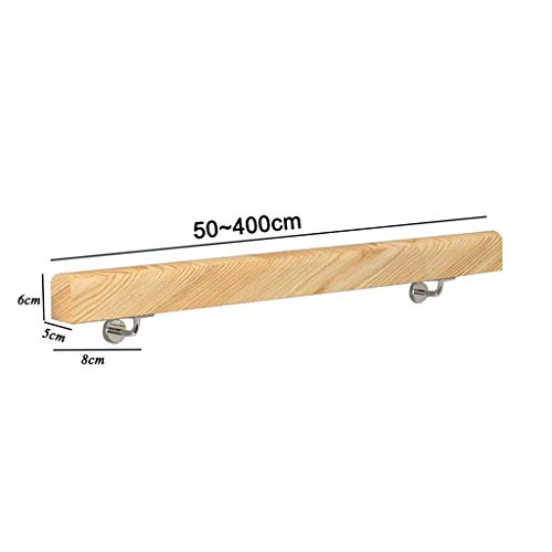 Main courante escalier bois de qualité supérieure avec inox