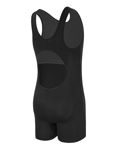 Bundle of Girls Swimsuit Sleeveless Bathing Suits Back Cutout Summer Swimwear with Removable Chest pad 6-14 Years2