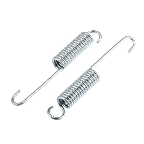 QUARKZMAN 2 Piezas Resorte De Caballete Lateral Universal Para Motocicleta, Longitud 110Mm, De Metal