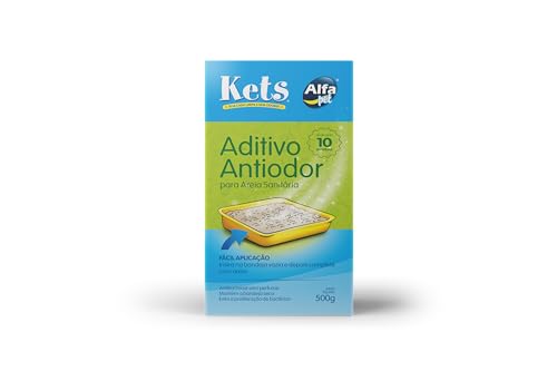 Aditivo Antiodor para Areia Sanitária, Pacote de 500g, Linha Kets, Alfapet