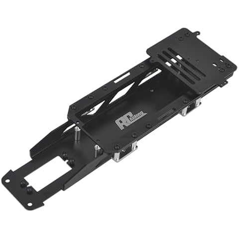 Aluminum Main Chassis for Traxxas Stampede 2WD VXL Brushless Monster Truck Craniac Chassis & ESC Mount 3622 3626 (Black) Cover