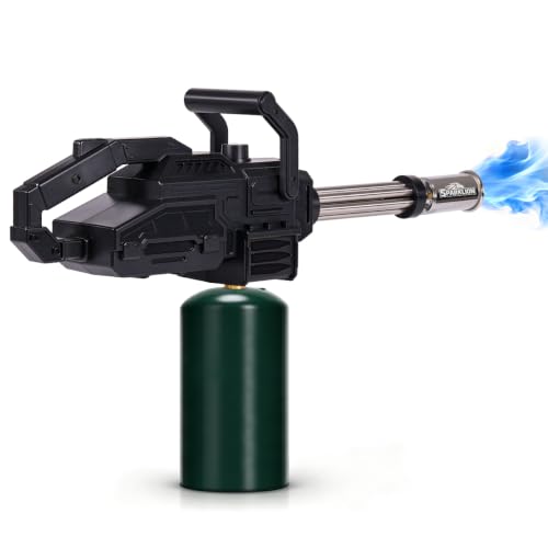 Heavy Duty Propane Torch for Outdoor Use, Adjustable Flame Thrower Gun for Charcoal Lighting, Fire Pit, Campfire, BBQ and Grill Starting (Tank Not Included) - image 1