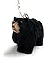 Onwomania - Black Bear Baribal Bear Predator - Porte-clés en Bois Fait à la Main, idéal comme Cadeau, par Exemple pour Le Meilleur ami, Meilleur ami, Maman