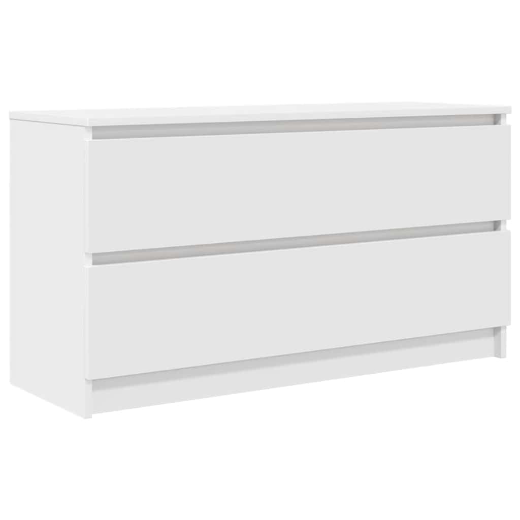 vidaXL Mobile Porta TV Bianco 100x35x54 cm in Legno Multistrato