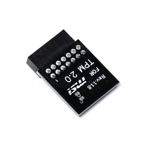 Module TPM 2.0 14 Broches LPC MSI pour Chiffrement Matériel Windows 11 - 2