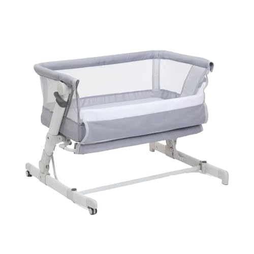 Chicco Next2Me Pop Up, Cuna Colecho Bebé, Cuna para Recién nacidos, Cierre Compacto, Transportable En Cualquier Lugar, Lengüeta Abatible, Altura Ajustable, Colchón y Bolsa de Viaje Incluidos, Gris