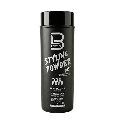 L3 Level 3 Styling Powder - Natural Look Mens Powder - Easy to Apply with No Oil or Greasy Residue...