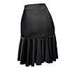 ZYMOZYM Asymmetrical Latin Dance Skirt for Women R... #2