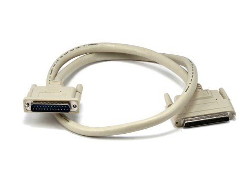 Monoprice 3-Feet HPDB68 M/DB25 M SCSI Cable Screw (100777)