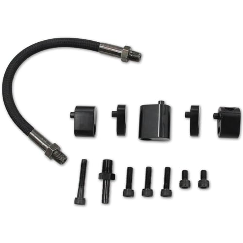 Gxencks Black Pro Suit LS Coolant/Steam Port For All GM LS series engines LS Throttle Body Bypass Hose kit