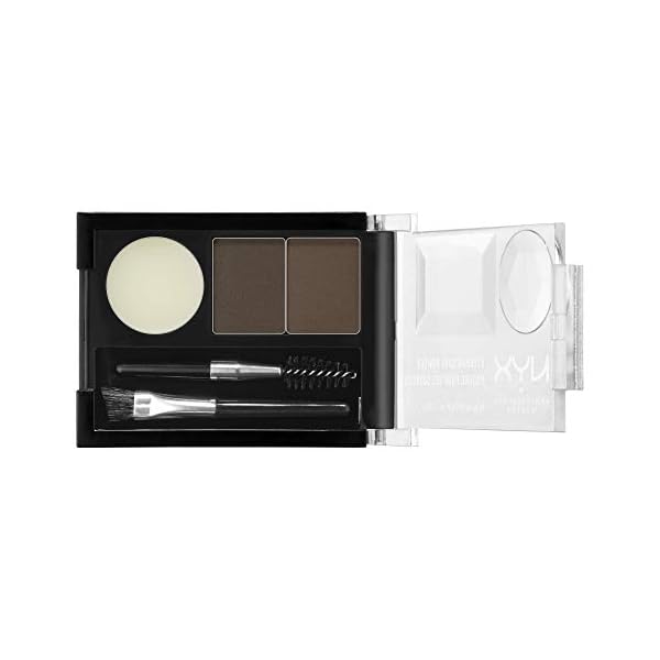 NYX PROFESSIONAL MAKEUP Eyebrow Cake Powder, Dark Brown/Brown