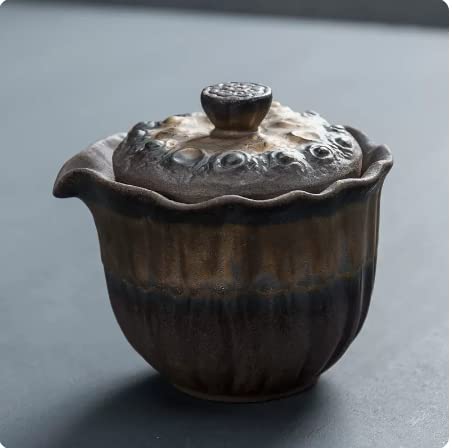 Keramik-Teeservice, Teetassen-Sets, Keramik-Tee-Meer, Keramik-Tee-Meer, Keramik-Tee-Meer, Tee-Eier für losen Tee (Lotuskanne)