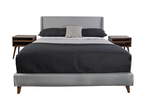 TDZXQQ Queen Upholstered Bed Set with Embracing Comfort, Includes Two