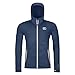 Produktbild Ortovox Herren Fleece Hoody I Merino Fleece, Isolierte Jacke für Skitouren, Freeride & Backcountry Sport, Deep Ocean, XX-Large