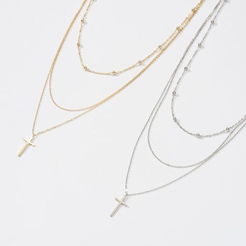 Collier croisé pour femmes finies les chaînes emmêlées - 5